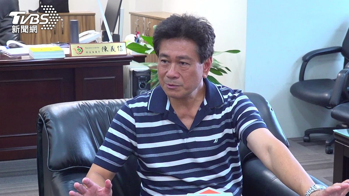 陳義信今(1)日接受TVBS新聞專訪。(圖/TVBS)