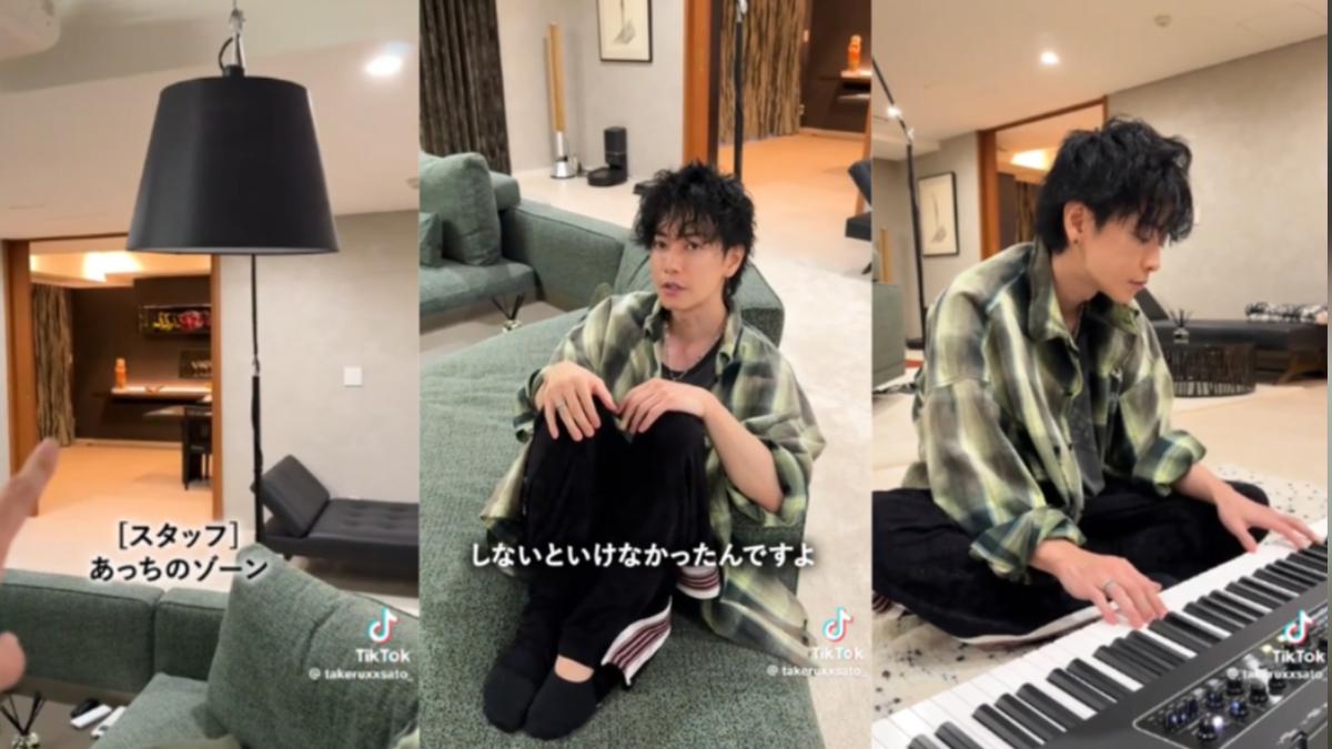 佐藤健大方公開豪宅內部陳設。（圖／翻攝自佐藤健TikTok）