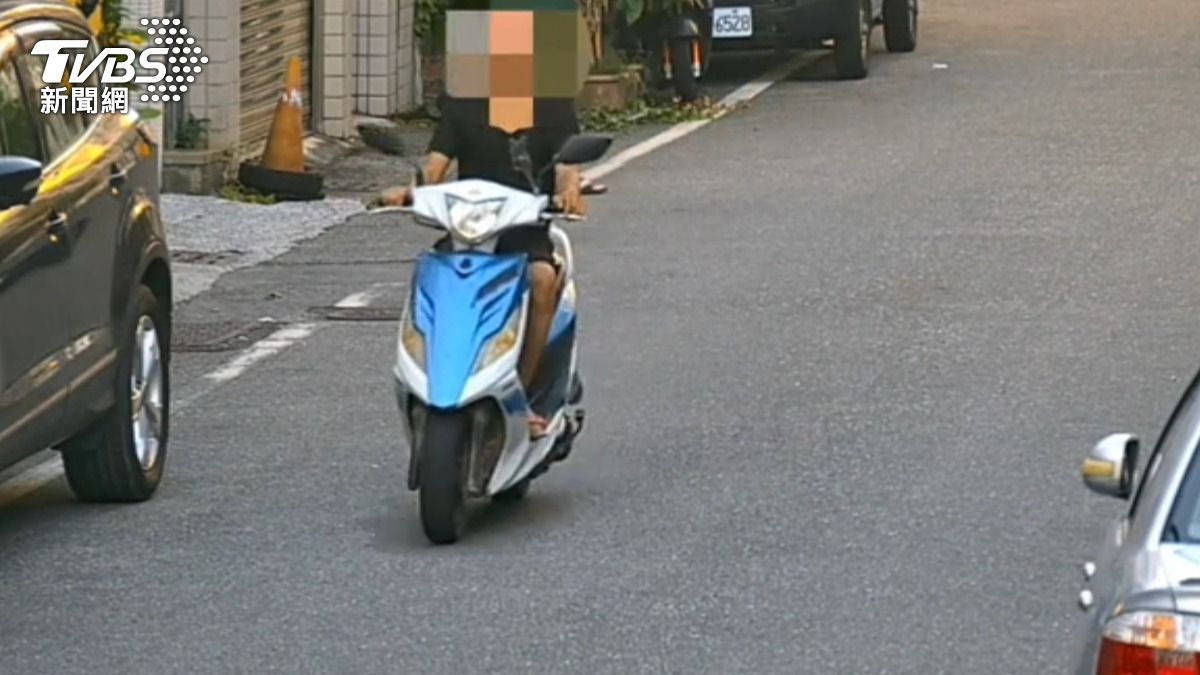 嫌犯連偷三輛機車。(圖/TVBS)
