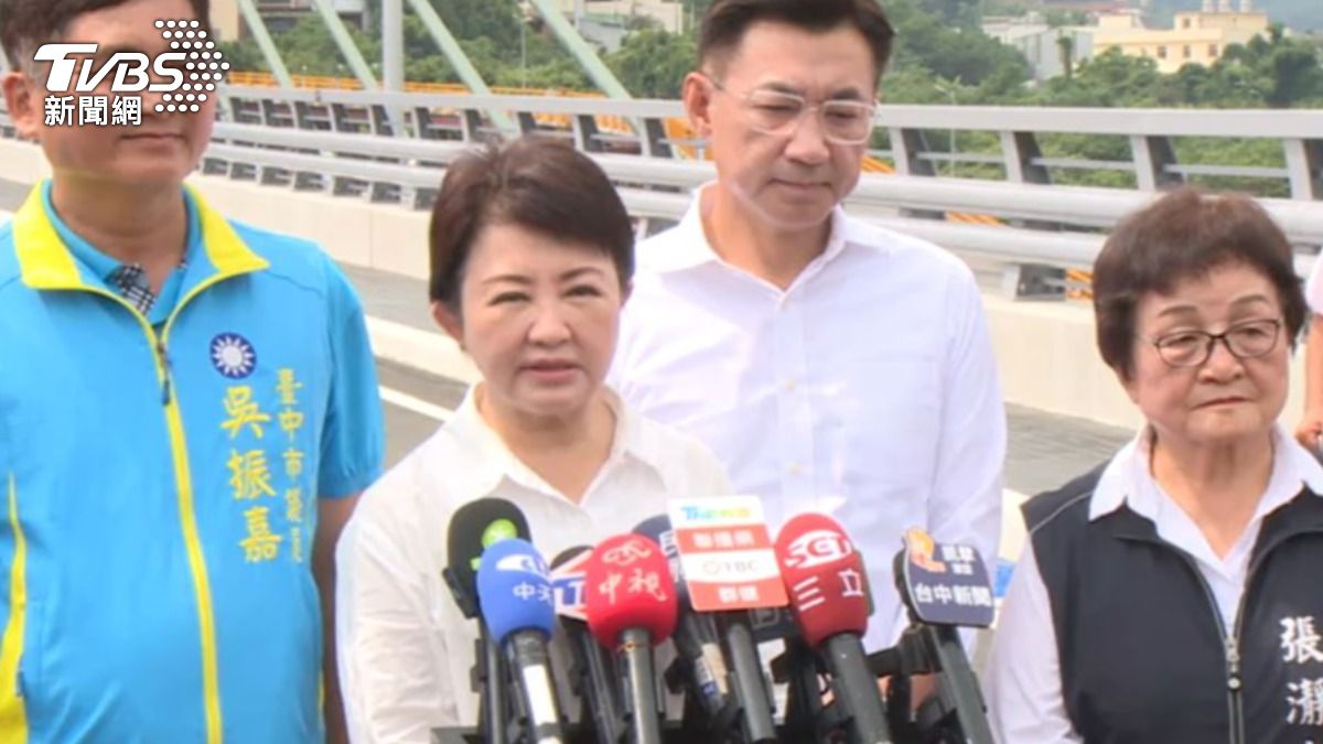 台中市長盧秀燕。(圖/TVBS)