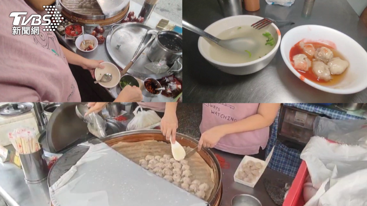 豬肉價格飆漲的情況下,店家仍然維持每顆5元的銅板價格,因此吸引許多顧客。(圖/TVBS)