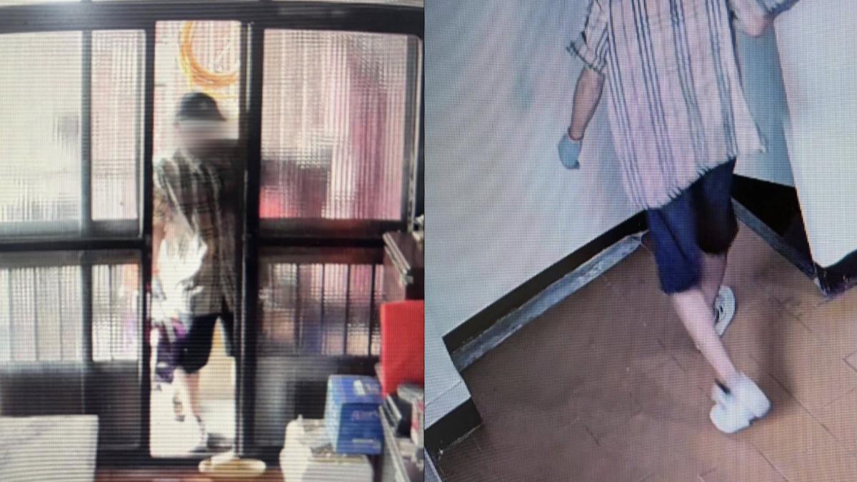 竊嫌疑似透過不斷搖晃、震動窗戶，讓卡榫鬆脫後進屋偷竊。（圖／翻攝臉書＿高雄　五甲大小事）