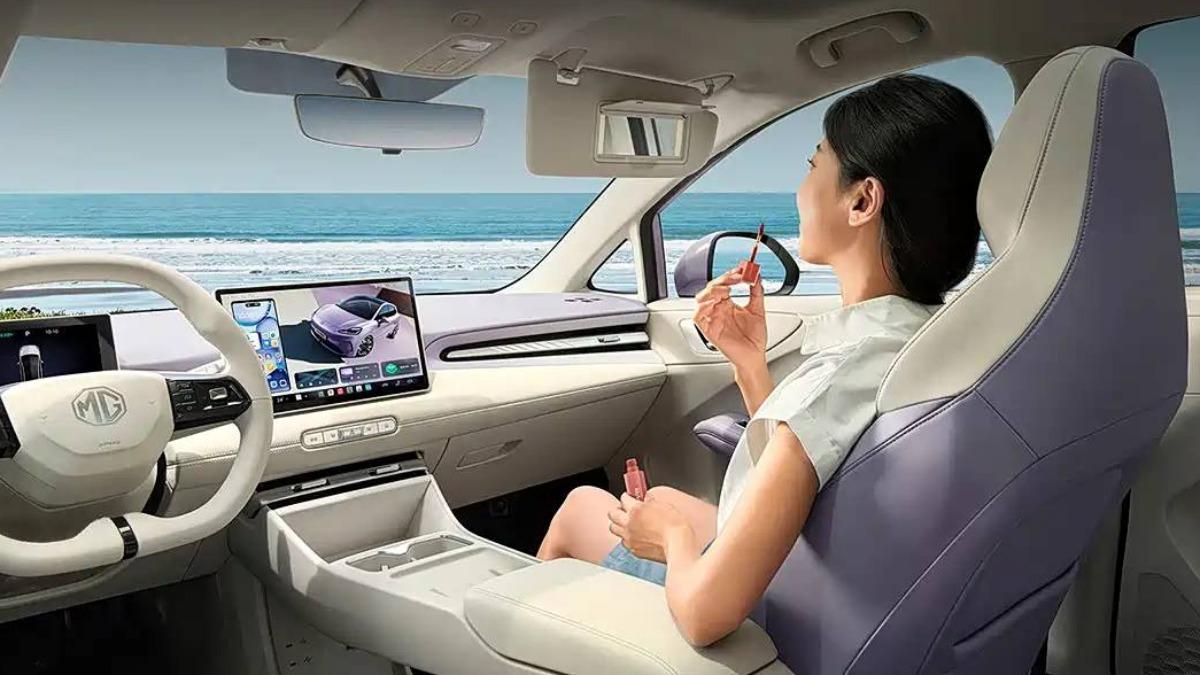部分配備依照車型等級差異,還提供電動尾門、方向盤加熱、256色LED氣氛燈、540°全景影像。(圖/MG提供)