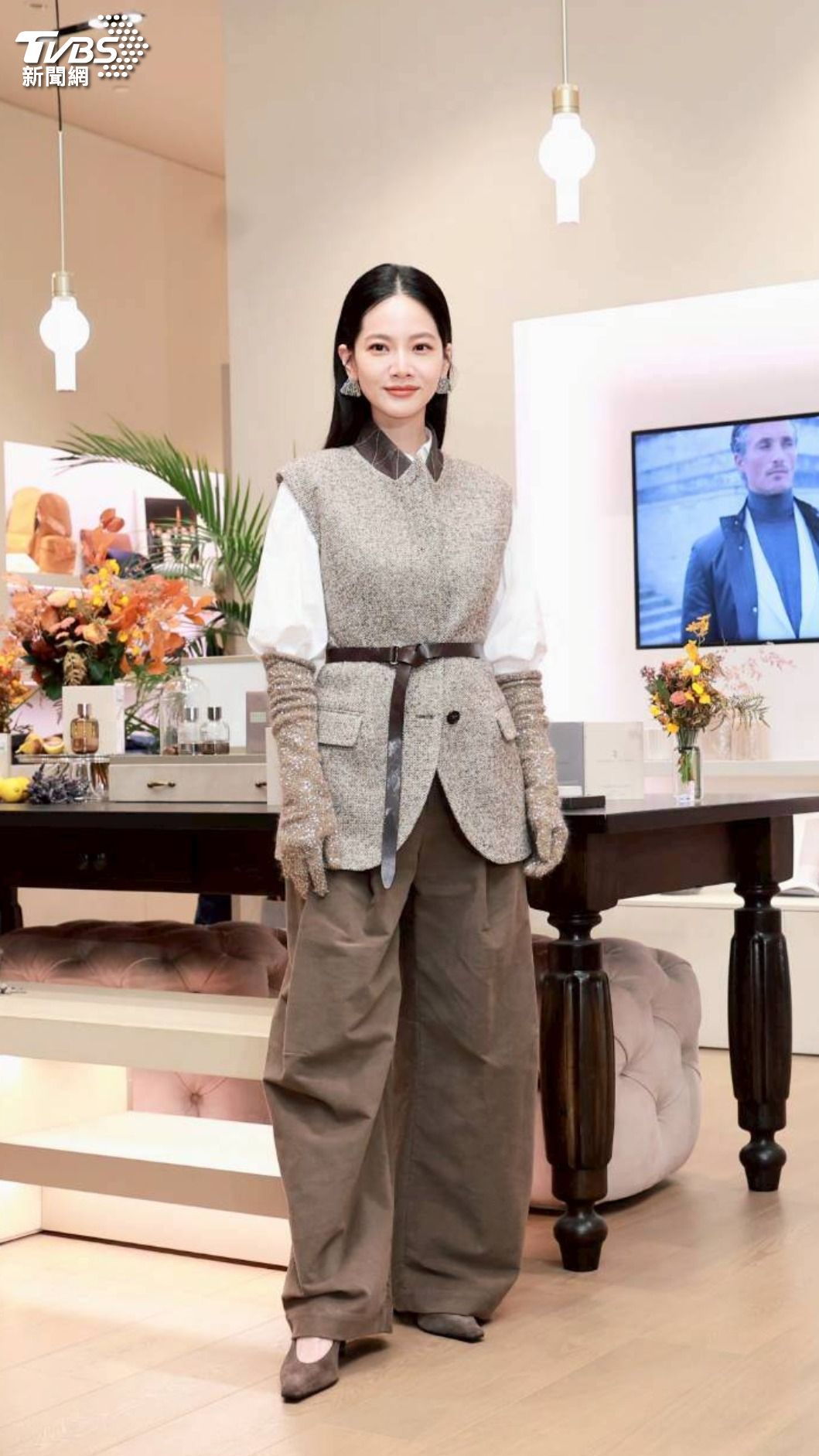 曾之喬恭喜劉品言閃婚。(圖/趙世平攝)
