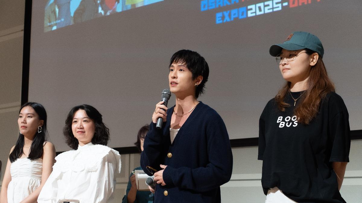 石知田臉上長皮蛇一度被醫生警告,他仍堅持要赴日工作,展現敬業精神。(圖/百澤娛樂提供)
