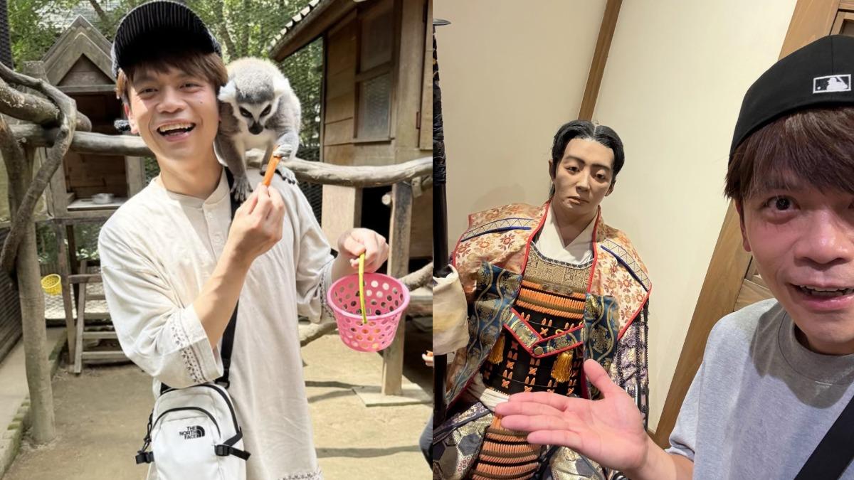 蔡阿嘎遊日見「神似賴清德武士像」對比笑哭! 釣出總統本人幽默回應