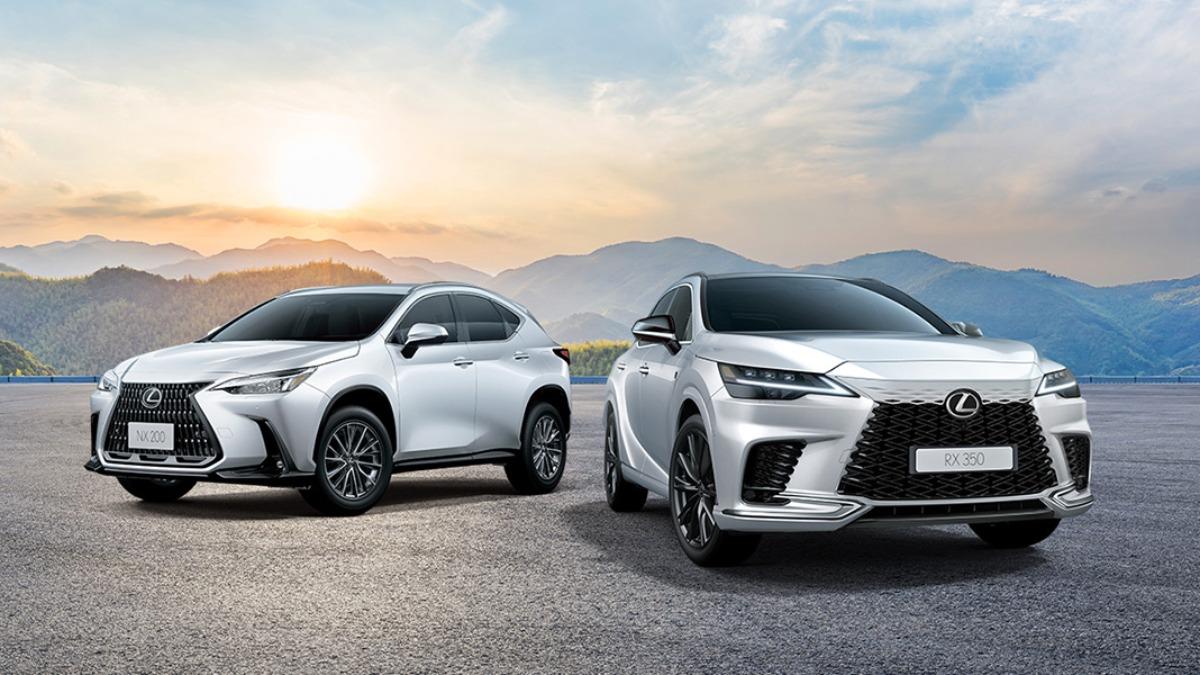 Lexus NX、RX在8月的銷量都呈現成長。(圖/Lexus提供)