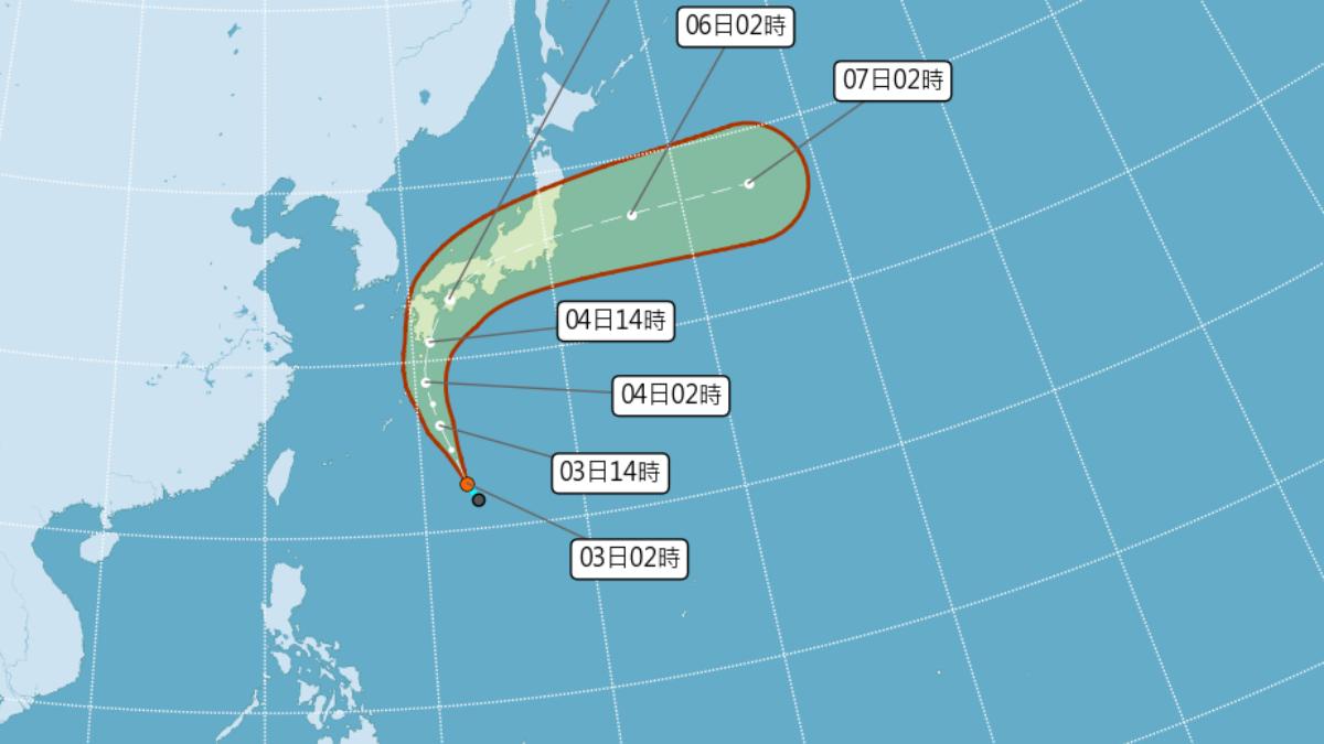 天氣/小心紫外線過量!熱帶低壓TD18號「恐變颱風」 最新路徑曝