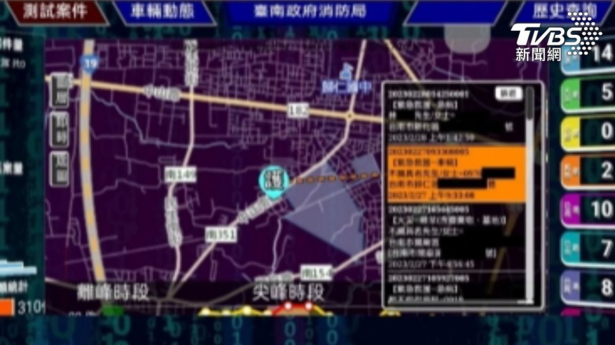 消防報案系統一得知，哪裡有人往生，殯葬業者就能同步得知，幫助他們搶屍體搶生意（圖／TVBS）