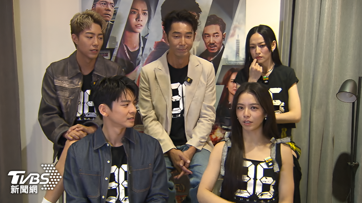 蔡凡熙從影來最多打戲,3分鐘不喘氣嚇壞林柏宏。(圖/TVBS)