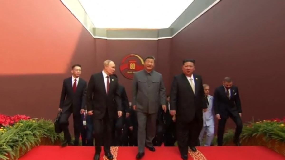 專家直指，2035年，中共全面達成現代化、實現與美國平起平坐的目標後，才是全力追求偉大復興、國家統一的關鍵時刻。(圖／央視)