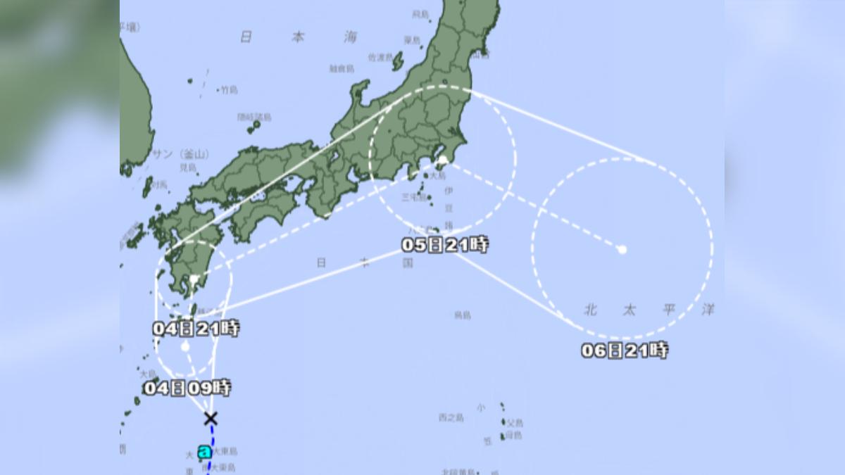準颱風琵琶估橫掃日本!氣象廳示警「恐怖線狀雨帶」 交通恐中斷
