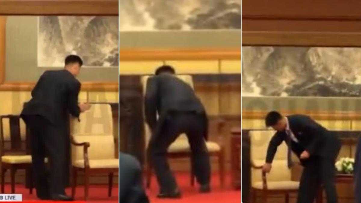 怕金正恩DNA外流? 北韓人員峰會後「猛擦桌椅」畫面曝