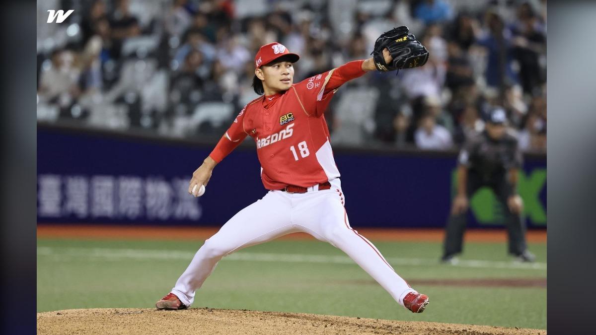徐若熙先發20上20下好投。(圖/翻攝味全龍臉書)