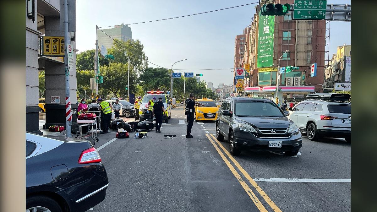 桃園中壢八旬老翁無照違規左轉 車禍搶救不治