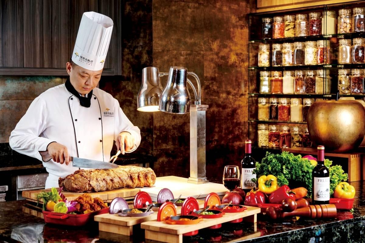 「田園西餐廳」每季推出不同主題。（圖／福容大飯店桃園機場捷運A8店提供）