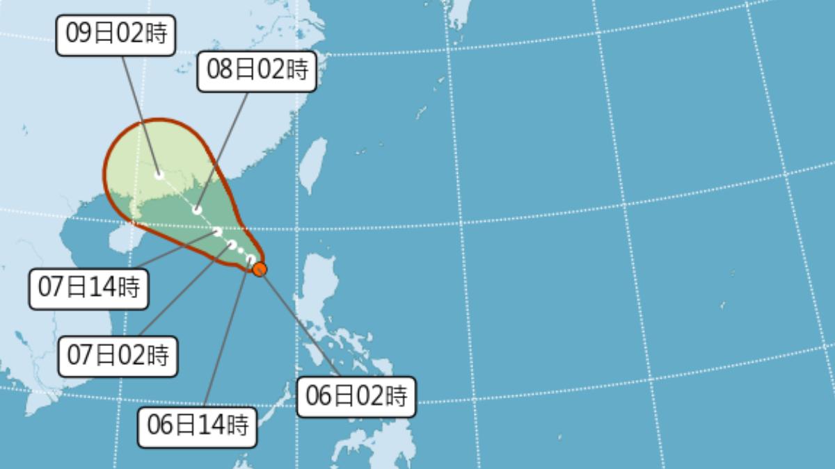 天氣/輕颱塔巴將生成!外圍水氣影響3天 吳德榮:2地大雷雨