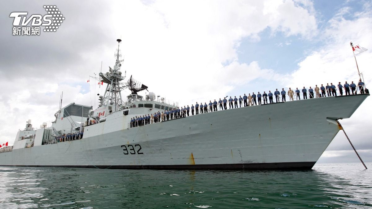 軍艦-台灣海峽-南海-聯合軍演-澳洲海軍-加拿大海軍-魁北克號-布里斯本號-黃岩島-中國