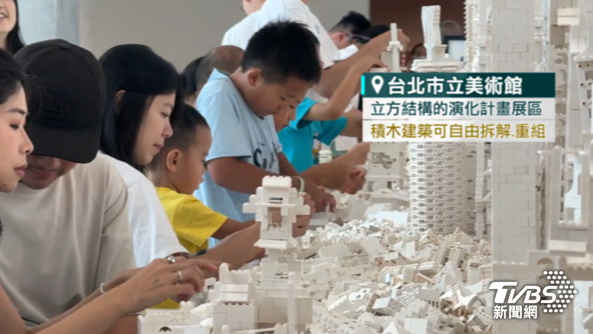 北美館互動展區。(圖/TVBS)