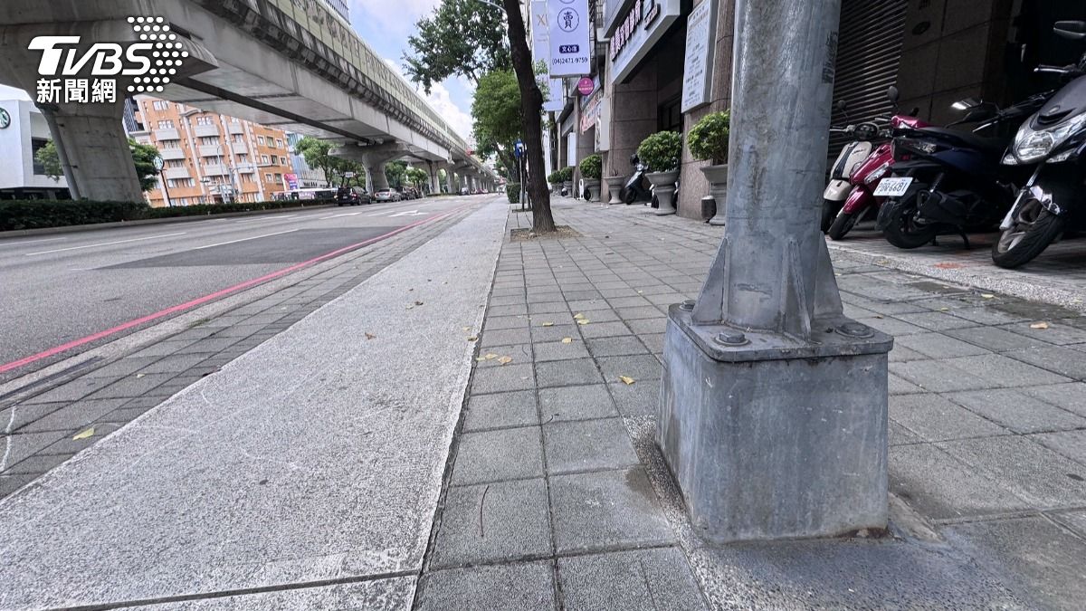 目前燈座安全措施由各地方政府自行要求,台中市加上帽套防護。(圖/TVBS)