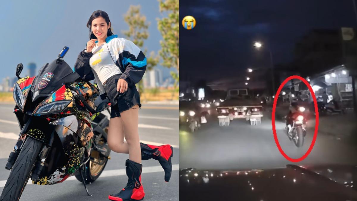 柬重機網美遭輾斃!人行道轎車突倒車 丈夫悲曝恐怖巧合