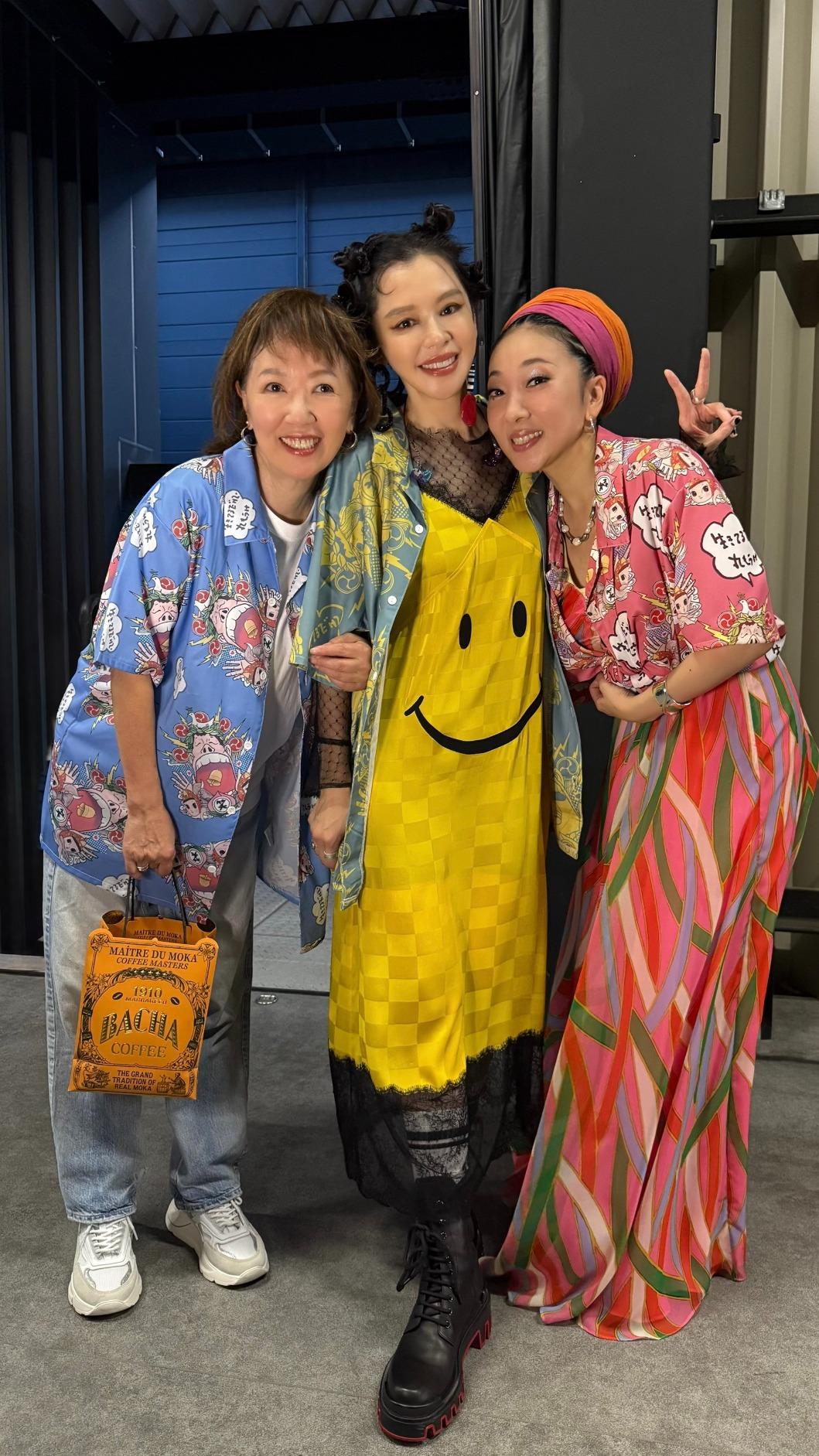 淺田美代子(左起)、徐若瑄、MISIA。(圖/威威巖提供)