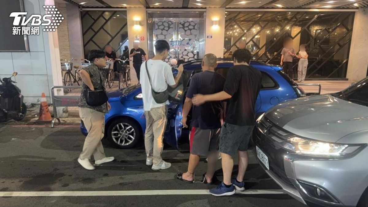 王男供稱是心情不好要開車去台中喝酒,因為「太生氣」才沒有停下來。(圖/TVBS)