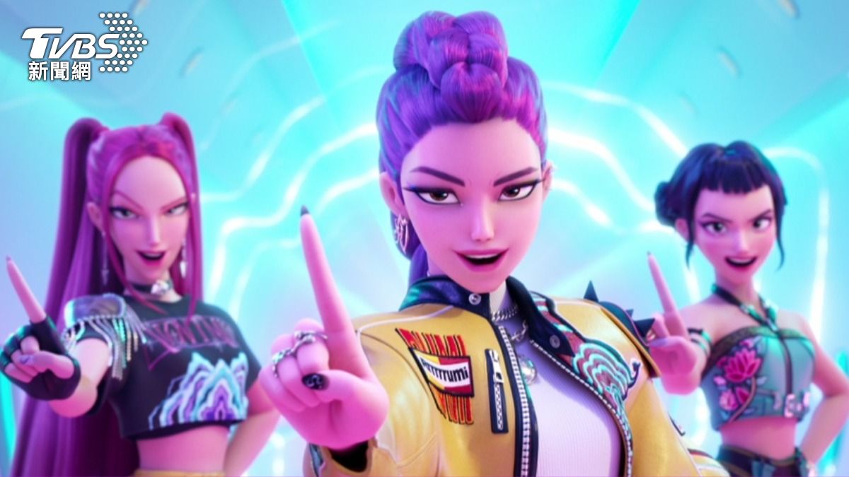 Netflix原創動畫「Kpop獵魔女團」再吹韓流，吸引外國人訪韓體驗文化。  (圖／Netflix)