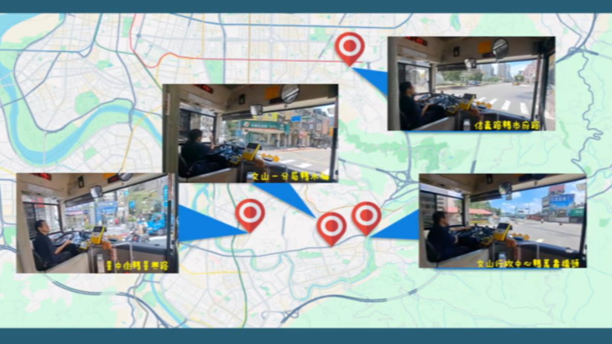 民眾直擊915公車司機每個轉彎路口都有做到「指差確認」。(圖/TVBS)