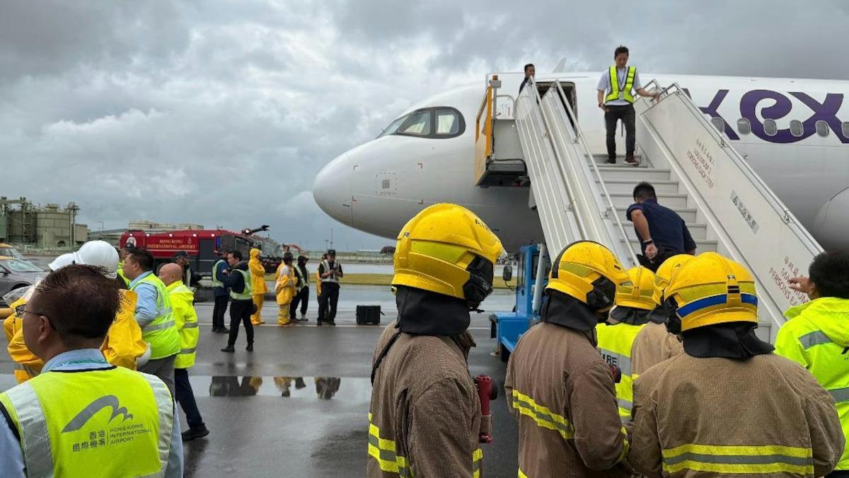 塔巴衝香港「巨風吹歪飛機」!乘客嚇:這輩子坐過最顛飛機