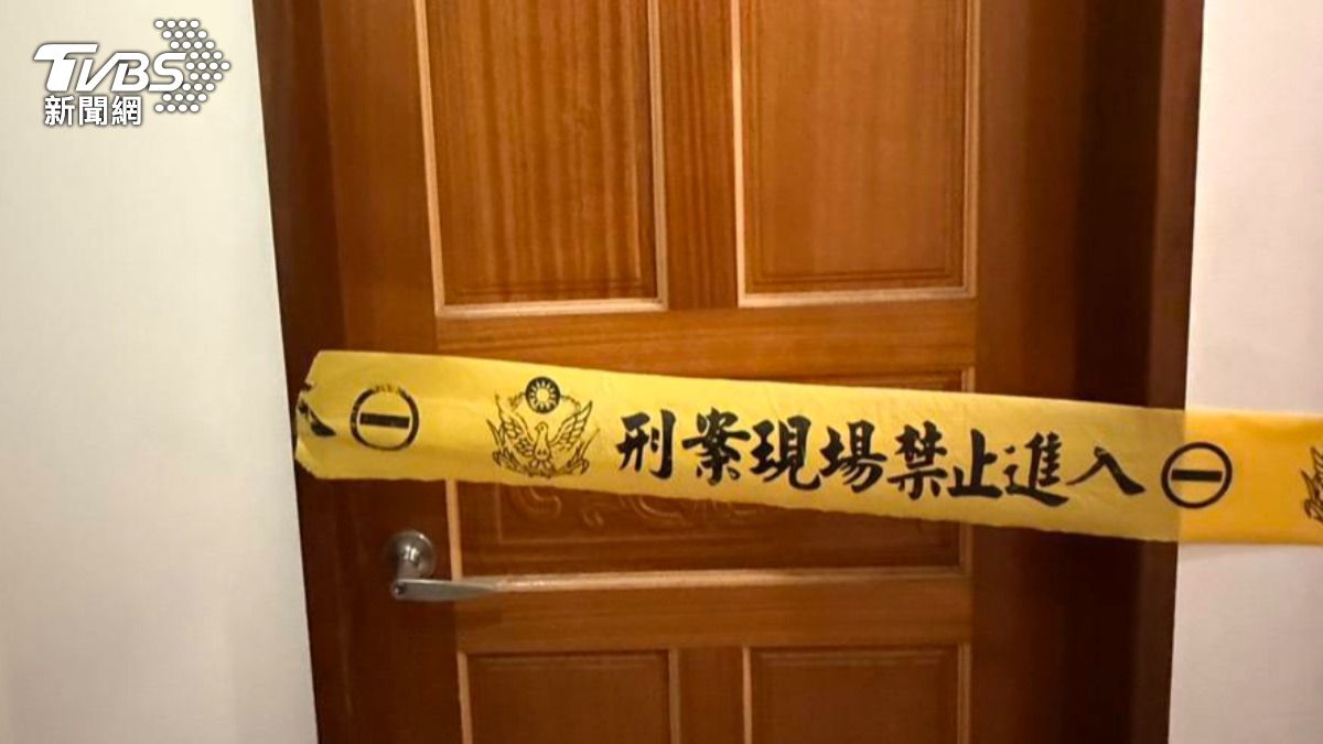 警方拉起封鎖線。(圖/TVBS)