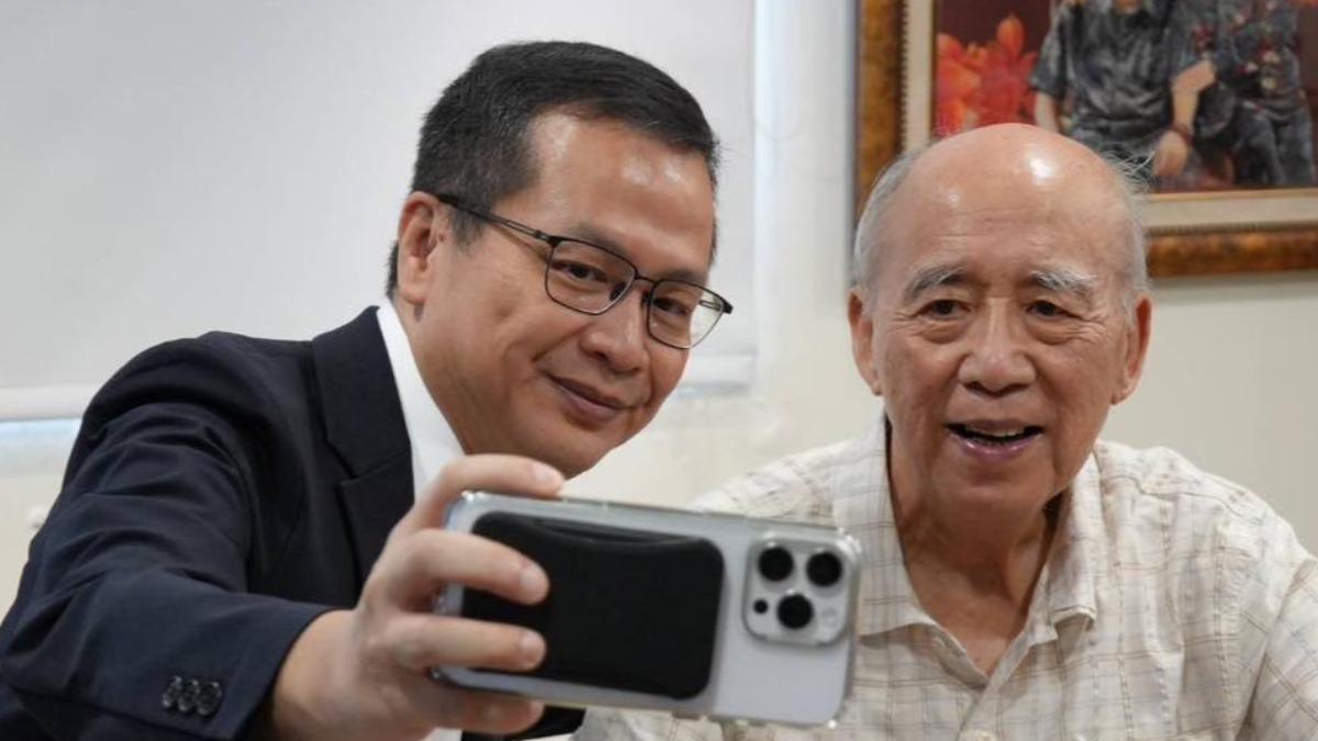 羅智強拜會吳伯雄喊「扮演月亮」：幫盧秀燕2028拉下賴清德