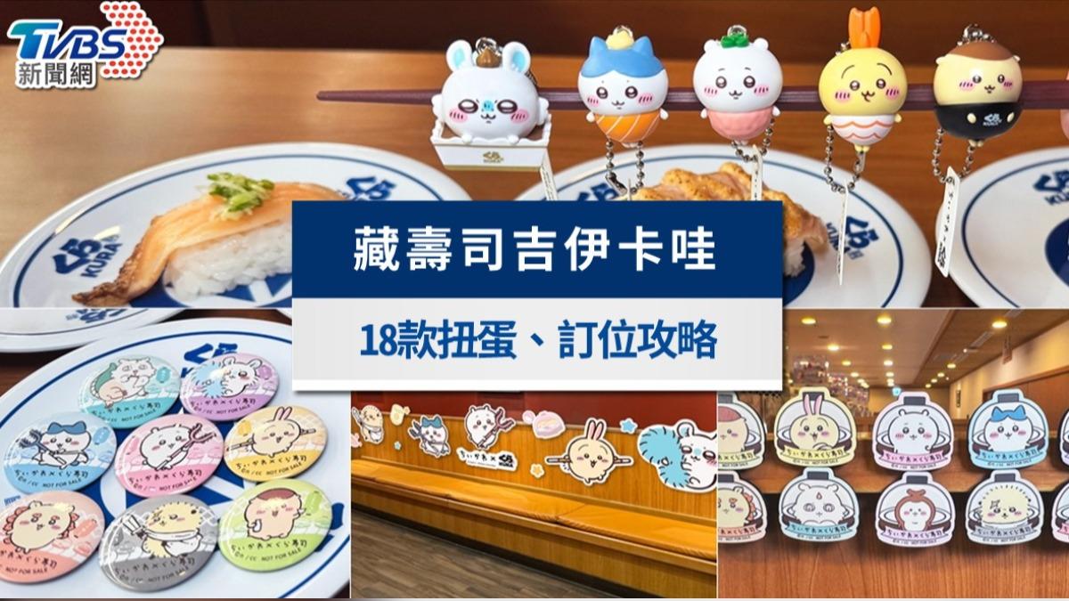藏壽司吉伊卡哇活動9/12登台灣!18款扭蛋、限定布置與訂位攻略