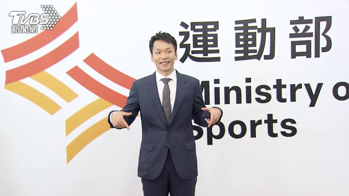李洋擔任運動部部長,成為史上最年輕部長。(圖/TVBS)