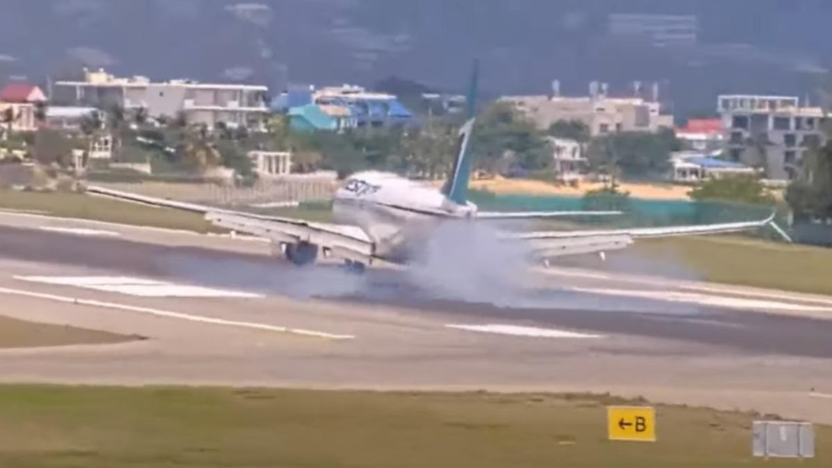 西捷航空「硬降落」濃煙竄天!機上164人嚇壞 驚險畫面曝