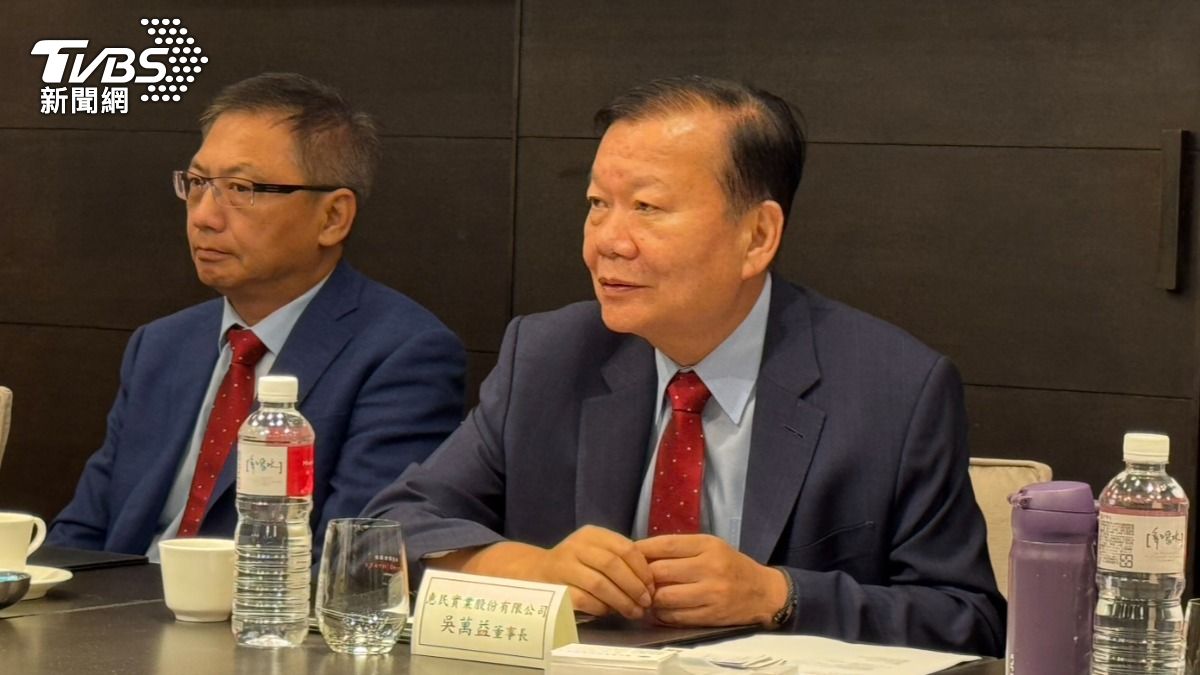 惠民實業董事長吳萬益。(圖/謝佩穎攝)