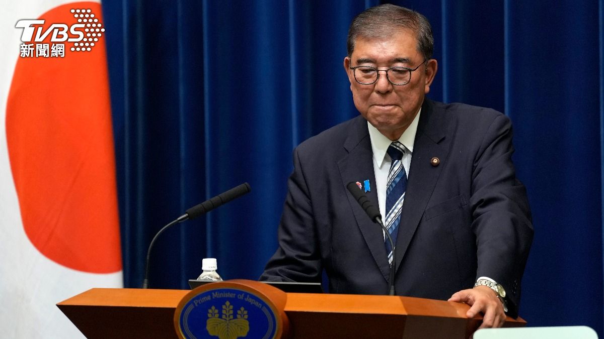 日本首相石破茂閃電辭職後，自民黨將在10月4日舉行黨魁改選。（圖／達志影像美聯社）