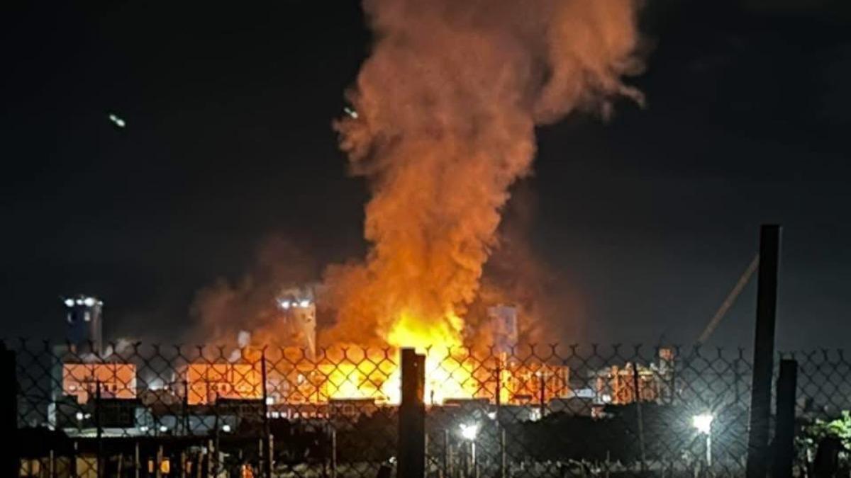 高雄興達發電廠爆炸「影響空氣品質」 里長:下午3點就氣體外洩