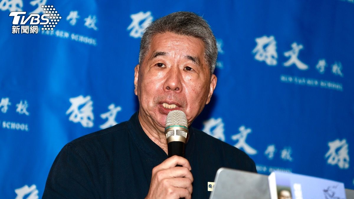 孫文學校總校長張亞中。(圖/華子琛攝)