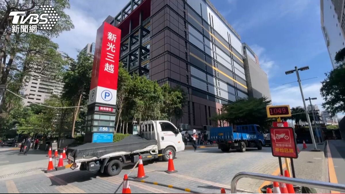 氣爆後半年多!台中新光三越開放進貨 復業前「關鍵一步」曝光。(圖/TVBS)
