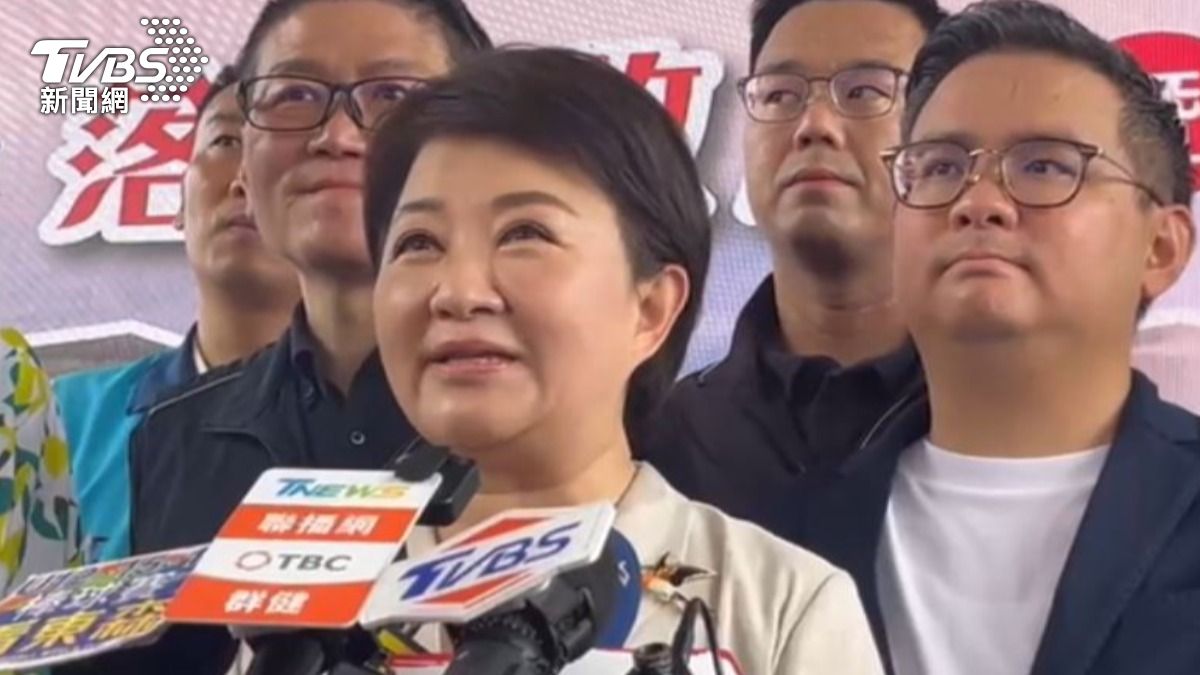 台中市長盧秀燕。(圖/TVBS)