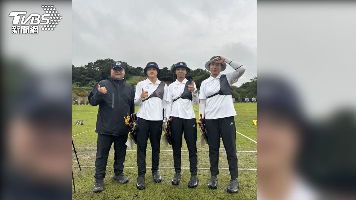 平均不到20歲！台灣反曲弓女子隊6比0擊敗日本　睽違6年奪金