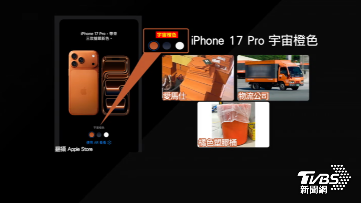 iPhone 17新顏色引發討論。(圖/TVBS)