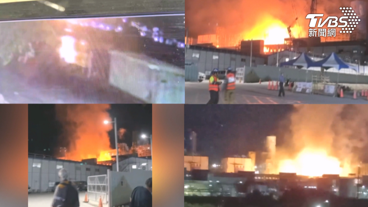 爆炸發生時,距離興達電廠僅2至3公里的住家清楚目睹天空出現閃光。(圖/TVBS)