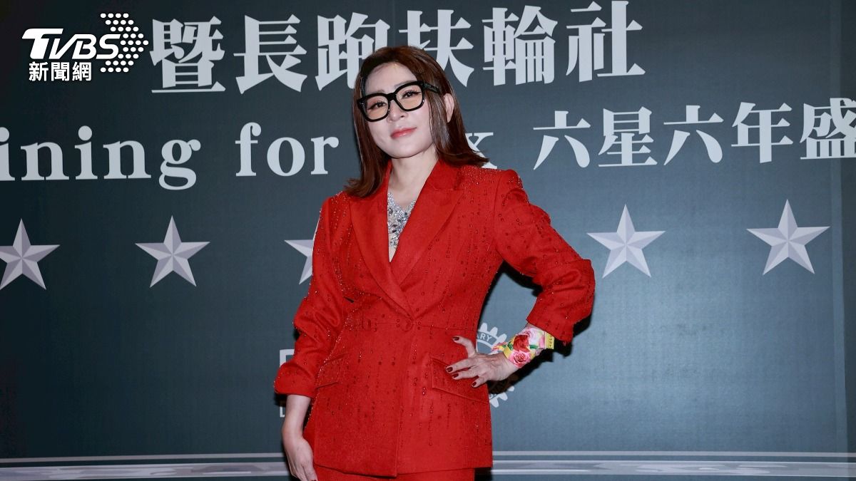 王彩樺受邀出席電影人扶輪社創社記者會。(圖/黃城碩攝)