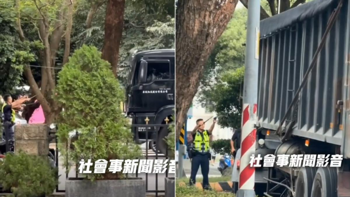 聯結車疑超載拒檢…警拔槍嚇阻無用 駕駛恐吃16萬罰單還扣照