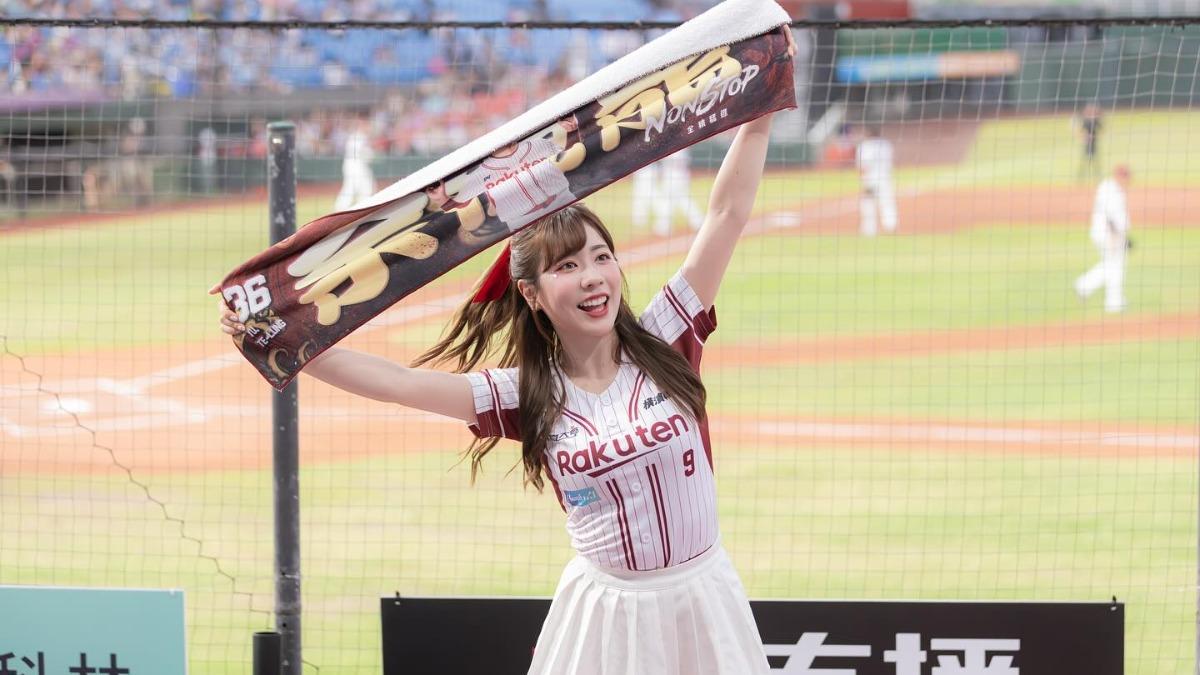 樂天女孩日籍成員KAHO。（圖／樂天桃猿提供）
