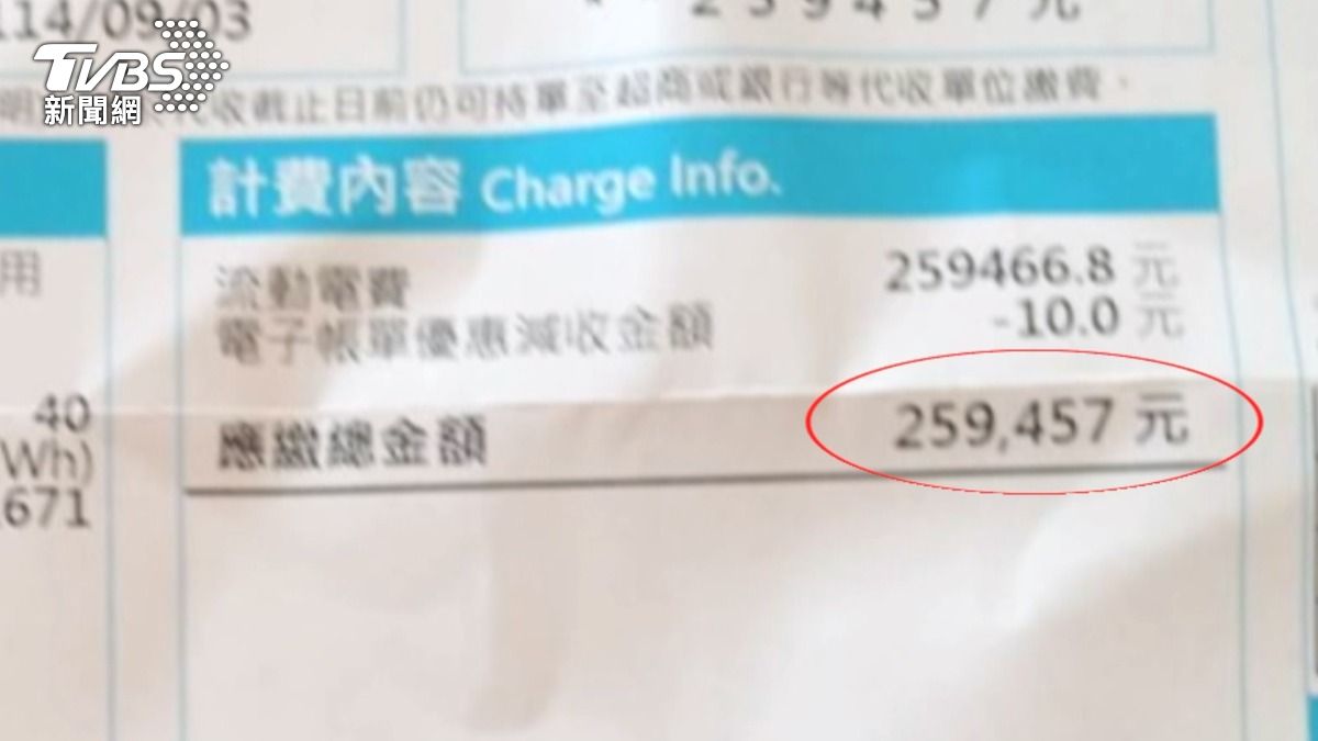 慘上加慘! 颱風毀屋待修,布袋住家收25萬天價電費單。(圖/TVBS)