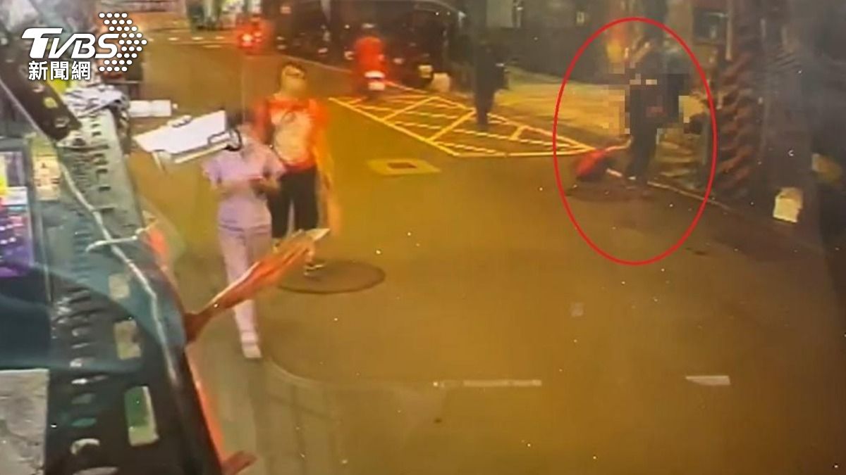 梁志超犯案後拖著行李箱逃亡。(圖/TVBS資料畫面)