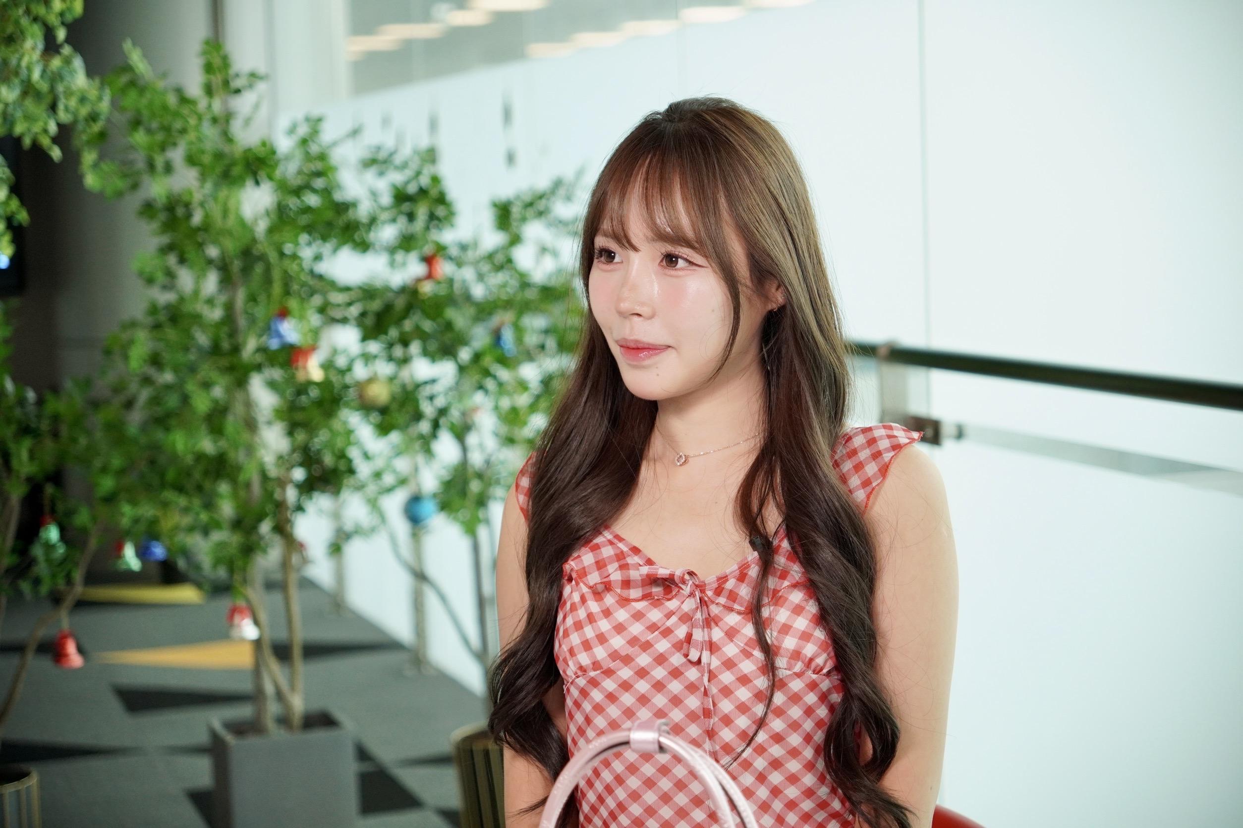 中職統一獅啦啦隊「Uni Girls」韓籍女神文慧真(Hyejin Moon)。(圖/區國強攝)